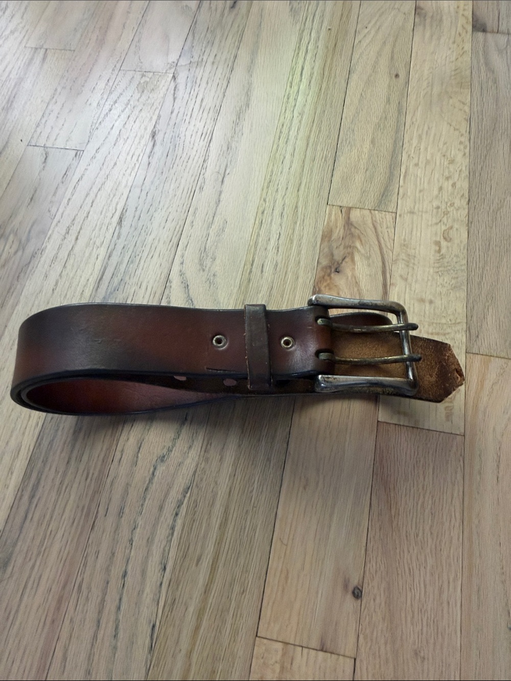 Awesome brown Leather vintage belt